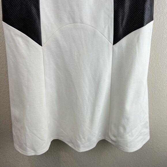 Tibi Dress Women 6 Color Block Ponte Black White Career Work Classic Mod Bold - Picture 6 of 15